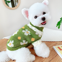 Milo Daisy Sweater Pet Autumn Dog Cat Teddy Bear Fighting Schnauzer Clothes Small Dog Autumn and Winter