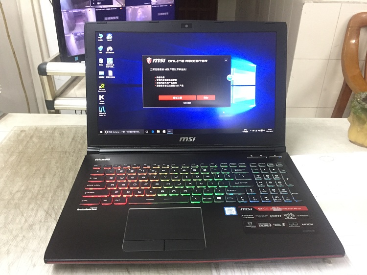 msi/微星 ge60 2pe-448xcn ge62  gp62 gt72 ge72微星笔记本联保