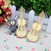 Shooting Props Mini Wooden Violin Photo Decoration Pendulum hanging decoration 1 Taobao online shop Photography Props