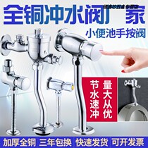  All-copper urinal flushing valve Hand-pressed urinal delay valve Urinal toilet switch flushing valve press