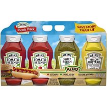 Heinz Ketchup Mustard and Sweet Relish Picnic Pa