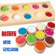 Mont Teaching Aids Memory Training Touch Plate Baby Color Pairing 3-4-5-6-year-old Child Early Education Puzzle Toy