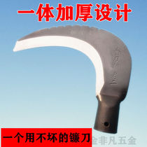 Sickle head thickened corn chopping knife Manganese steel cutting food farm tools scimitar harvesting fishing lengthy road opener
