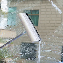 Mengjiaju glass artifact telescopic rod double-sided household cleaning window outdoor cleaning window 1 set of high-rise wiper
