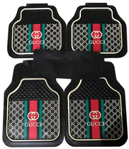 Kuqi car mat universal cute cartoon floor mat Tide brand latex non-slip easy to clean