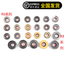 Used CNC blade R6 round blade open coarse milling cutter R8 CNC blade imported round turning tool RCMT1204MO