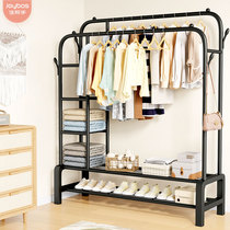  Good helper floor-to-ceiling hanger Household bedroom hanging clothes rod Indoor coat rack cool and dry dormitory simple drying rack