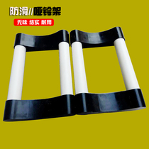 Household non-slip dumbbell rack environmentally friendly electroplating pure steel dumbbell universal barbell rack protection floor stable shelf