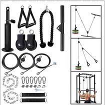 Modified fitness equipment DIY homemade back pull big bird high pull-down rowing triceps pectoral muscles practice back and ABS