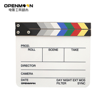 American Hollywood Standard Black Walnut Movie Color English Field Note Board Large (Gift Pen)
