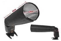 External flash reflector for Canon Nikon photography soft mask external flash beam tube reflector
