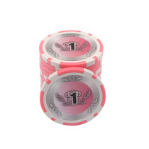 Digital frosted 0518B chess and card room for card Pavilion non-clay plastic production of custom mahjong chip coins
