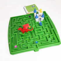 Xueba Big Bad Wolf Young Childrens Game Thinking Logic Puzzle Sleeping Beauty Labyrinth Castle Toy 1-3 Years