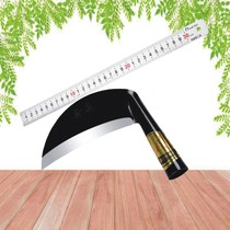 Best-selling long-handled thickened farmers outdoor long-handled mowing sickle mowing knife chopping wood knife grass knife long-handled mountain knife