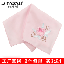 Costume dance performance Wedding silk embroidered handkerchief female carry-on ancient style student performance handkerchief embroidered handkerchief