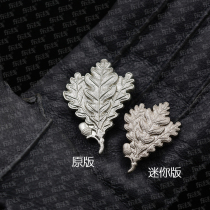 Mini Edelweiss hat badge Hunter Division Medal Sniper Oak Leaf Badge Medal
