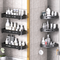 Bathroom rack wall-mounted non-perforated toilet toilet toilet washroom table Wall toilet triangle storage shelf