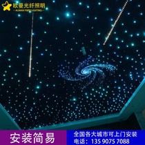 Starry Sky top starry cinema corridor ceiling lamp cafe ceiling ceiling bar LED colorful fiber optic lamp