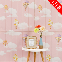 Bedroom living room 3d three-dimensional self-adhesive wall stickers waterproof and moisture-proof wall renovation decoration foam bedside background wall wallpaper