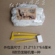 Pino archaeological educational toy DIY dinosaur gem terracotta model site imitation stone version archaeological excavation