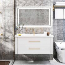 Nordic bathroom cabinet toilet washstand modern simple one bathroom washbasin light luxury washbasin cabinet combination