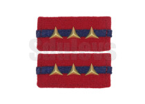 The new Anti-Japanese Army soldiers collar rank symbol-Infantry