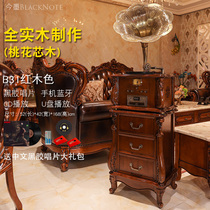 Todays ink phonograph living room American vinyl record player old antique stream sound machine speaker B31