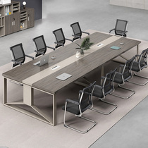 Conference Table Long Table Small Minimalist Modern Office Furniture Strip Table Training Table Negotiation Table Desk Chair Composition