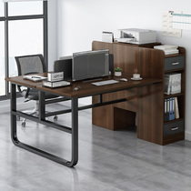 Office table and chair combination simple modern staff simple office office furniture 2 4 people computer desk