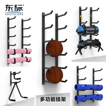 Dongji wall ground gun handle hanger yoga mat holder vipr barrel rack basketball stand fitness small piece placement rack