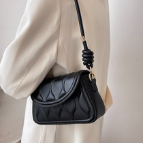 GUGP Small Crowdsourcing Bag Women 2022 New Tide Ocean Gas Genuine Leather Texture Single Shoulder Diagonal Satchel 100 Hillary Underarm Bag