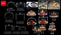 JOLLY Fresh Cover Cake Cover Dust Cover Food Grade Acrylic Plastic Transparent Factory Outlet