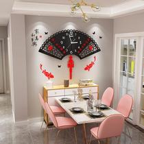 New Chinese timepiece hanging clock Living room Atmosphere Home individuality creative fashion minimalist clock muted hanging wall China Wind