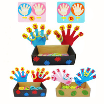 Kindergarten mathematics area corner toys sorting Childrens homemade puzzle play Teaching aids Materials Large class Middle class Small class