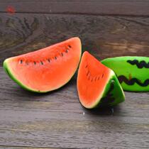 New Children Photography Props Movie 100 Days Baobao Photo Props Fruit Emulation Watermelon Slice Holding Pillow Props New