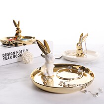 Enter the door to put the key tray decorated with the Xuan Guan Pendulum creative minimalist modern doorway Put the key tray