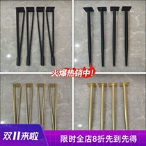 Special offer simple table leg desk TV cabinet custom iron metal dining table foot coffee table support column dressing table tripod