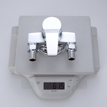 Surface shower hot and cold water faucet electric water heater solar bathroom with shower shower cooling and heating mixing valve switch