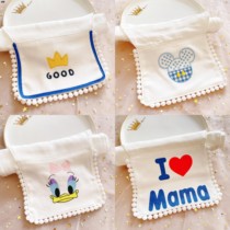 Summer baby suction sweat towels gauze baby cushion back towels large number of sweat towels Kindergarten children stop sweat towels