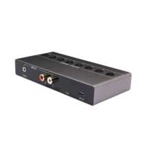  Audio splitter 1 in 8 out AV red and white headphone converter 3 5 headphone speaker Computer sharing simultaneous playback