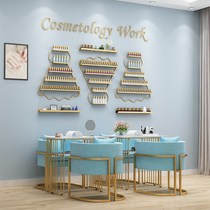 Nail art table and chair set combination Nordic Single double double manicure table special price Economy ins paint white