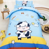 Kindergarten quilt three-piece cotton baby quilt for children entering the park special nap cotton six-piece bedding