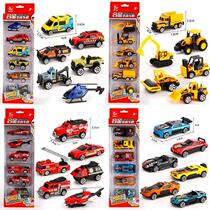 Engineering vehicle series toys, metal toys, children's excavator, small 3-year-old small alloy mining sports car