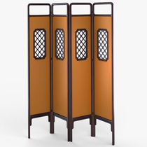 Screen 609 beautiful simple fashion Minimalist light luxury style Atmospheric solid wood household solid wood new Chinese style