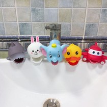 Big shark cartoon faucet universal faucet silicone extender children wash hand extension splash head