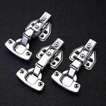 304 Stainless Steel Hydraulic Buffer Damping Hinge Cabinet Door Wardrobe Big Bend Medium Bend Aircraft Pipe Hinge