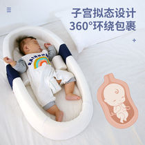 Baby car bed child safety seat car seat can sit lie baby newborn portable rear seat