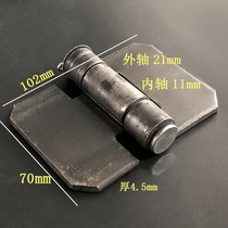 Welding hinge heavy-duty iron hinge thickened 5mm large iron door removal hinge truck compartment door shaft hardware accessories