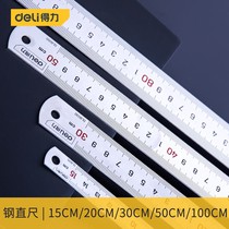 - Liang Shuo stainless steel high precision tapered ruler Gap ruler steel ruler 1-15mm triangular plug ruler aperture gauge hole
