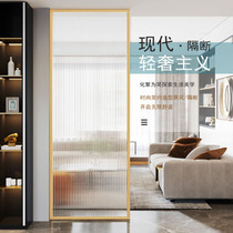 Modern simple household hand washing toilet door dry and wet separation Hotel bathroom partition decoration Changhong glass screen